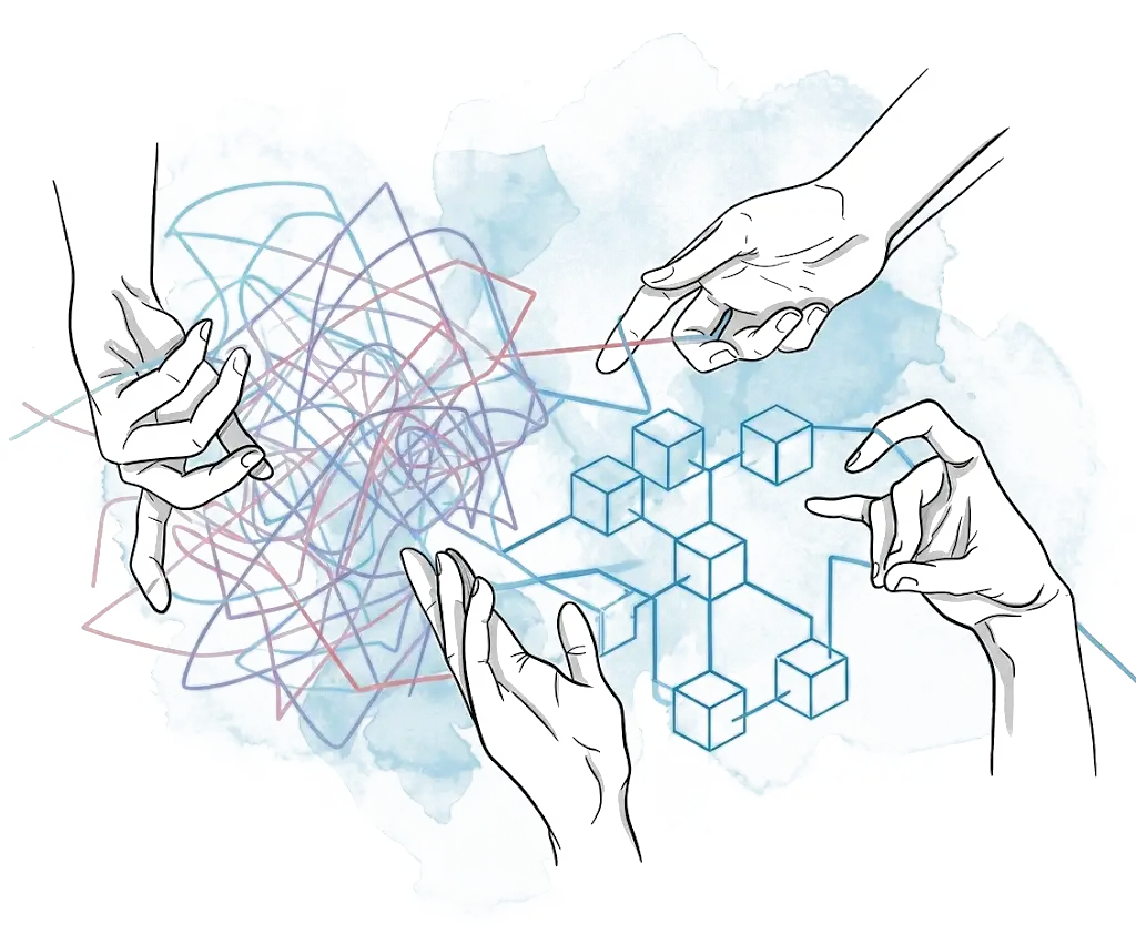 Lio Holding team and platform illustration