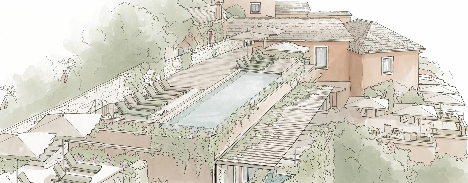Luxury hospitality resort